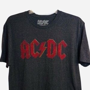 AC/DC Vintage Logo T-Shirt Rock n Roll Medium